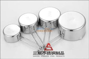 專業批發 4件套不銹鋼量杯套裝，江門三友不銹鋼制品廠模具精制